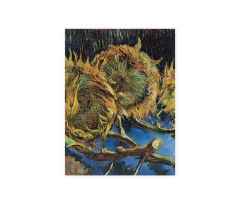 Artist Journal,  Vier uitgebloeide zonnebloemen, Van Gogh