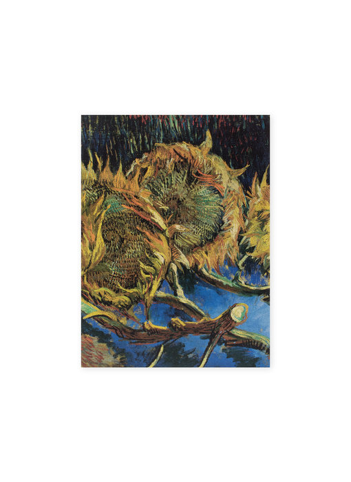 Cahier d'artiste, Quatre tournesols en graines, Van Gogh