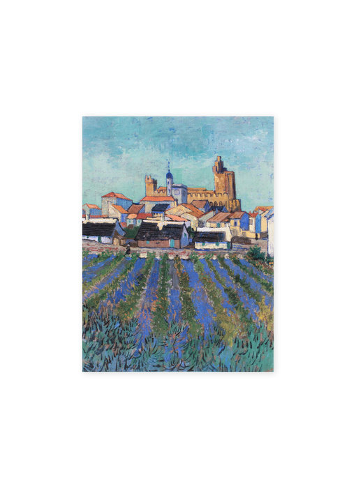 Diario del artista,  Vista de Saintes-Maries-de-la-Mer, Van Gogh