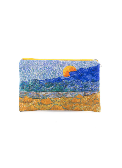 Neceser, Paisaje con gavillas de trigo, Van Gogh