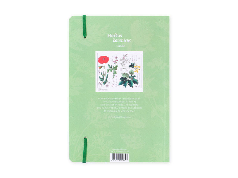 Softcover Book, A5, Poppy, Hortus Botanicus