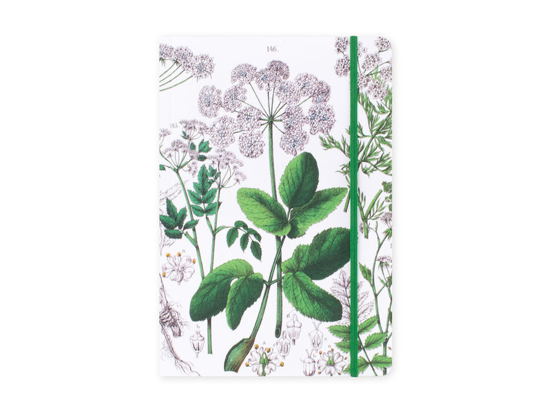 Softcover Book, A5, Elderberry, Hortus Botanicus