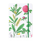 Softcover Book, A5, Red clover flower,  Hortus Botanicus