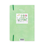 Softcover Book, A5,  Red clover flower, Hortus Botanicus