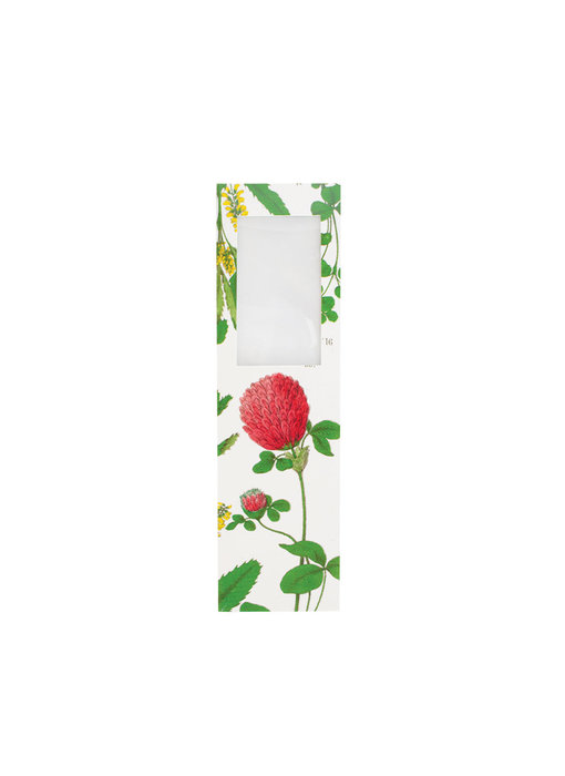 Marque-page avec loupe,   Fleur de trèfle rouge, Hortus Botanicus