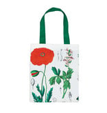 Sac fourre-tout en coton Luxe, Coquelicot, Hortus Botanicus