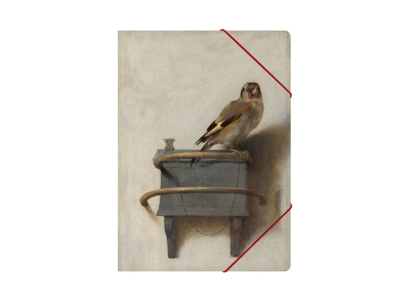 Paper file folder with elastic closure,A4,  Goldfinch, Fabritius