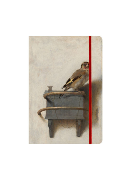 Cuaderno de tapa blanda, A5,  El jilguero, Carel Fabritius