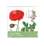 Lens cloth, 15 x 15 cm, Poppy, Hortus Botanicus