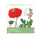 Chiffon de nettoyage pour lunettes,15 x 15 cm, Coquelicot, Hortus Botanicus