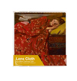 Lens cloth, 15 x 15 cm, Breitner, Girl in red kimono