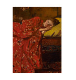 Artist Journal, Breitner, Girl in red kimono