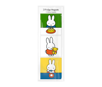 Magnets, lot de 3, Miffy à la maison