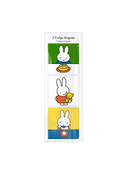 Magnete, 3er-Set, Miffy zu Hause