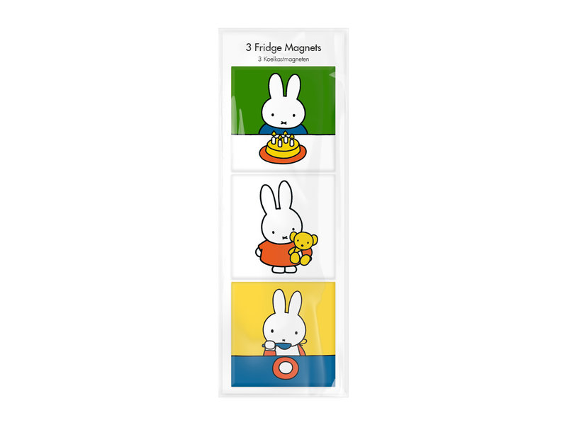 Magnets, Set of 3, Miffy at home