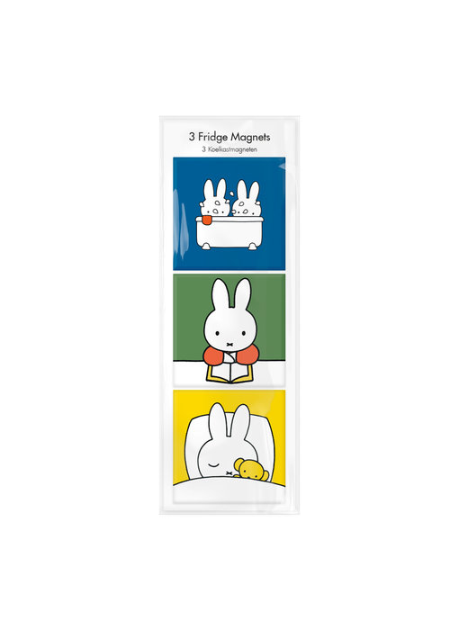 Kühlschrankmagnete, 3er-Set, Miffy geht schlafen