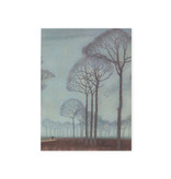 Cahier d'artiste, Jan Mankes, rangée d'arbres