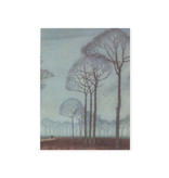 Diario del artista,  Jan Mankes, fila de árboles