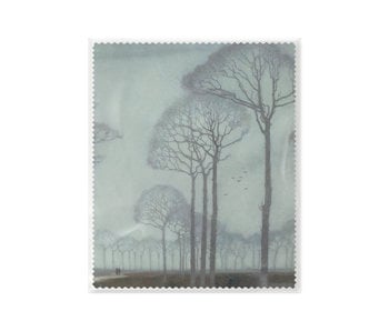 Paño de gafas, 15 x 18 cm,  Hilera de árboles, Mankes