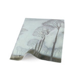 Lens cloth, 15 x 18 cm, Museum More, Row of trees, Mankes