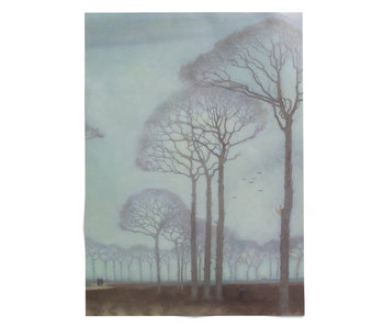 Poster, 50x70, Jan Mankes, Row of trees