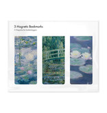 Lot de 3, signets magnétiques, Monet