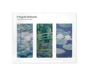 3er-Set, magnetisches Lesezeichen, Monet