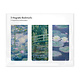 3er-Set, magnetisches Lesezeichen, Monet