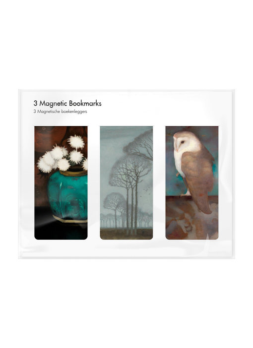 Set of 3, Magnetic bookmark, Jan Mankes