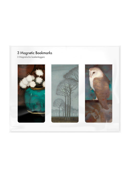 Set van 3, Magnetische boekenlegger , Jan Mankes