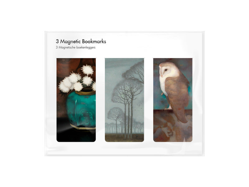 Set of 3, Magnetic bookmark, Jan Mankes