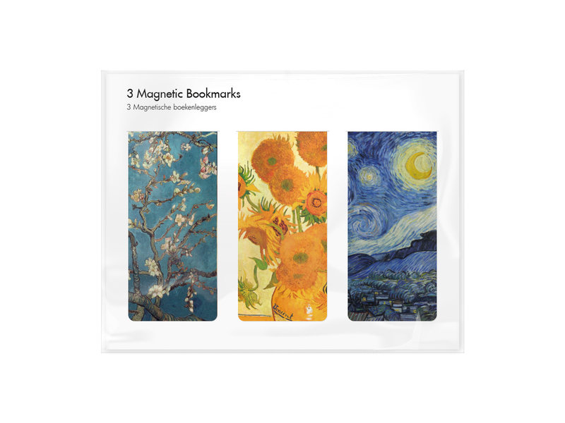 3er-Set, magnetisches Lesezeichen,  Vincent van Gogh
