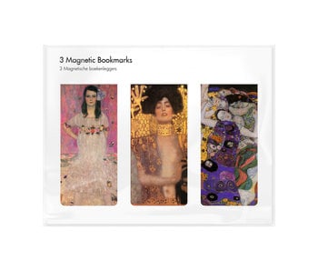 Set of 3, Magnetic bookmark,  Klimt