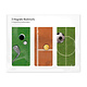 3er-Set, magnetisches Lesezeichen,  Sport
