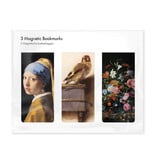 Set of 3, Magnetic bookmark, Mauritshuis