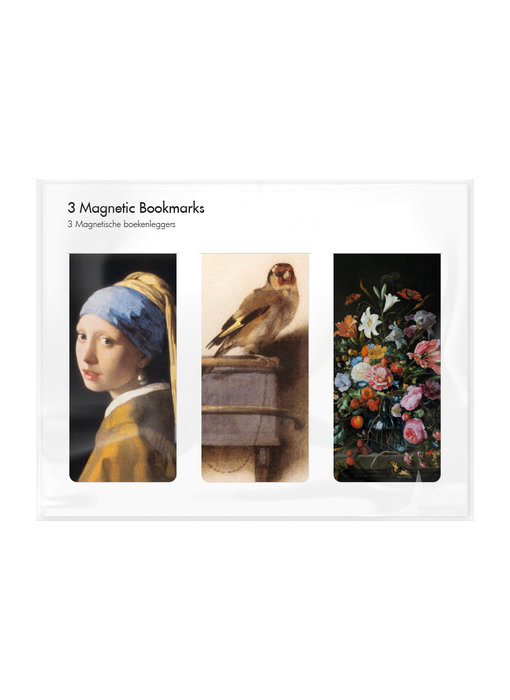 Lot de 3, signets magnétiques,  Mauritshuis