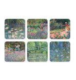 Dessous de verre, lot de 6, jardin de Monet à Giverny
