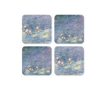 Coasters, set of 4, Pond with water lilies, Monet