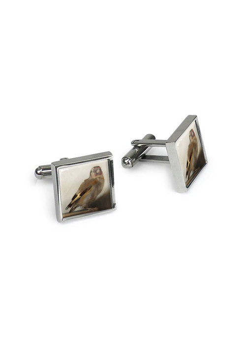 Cufflinks, Carel Fabritius, Goldfinch