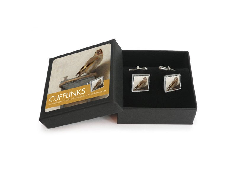 Cufflinks, Carel Fabritius, Goldfinch