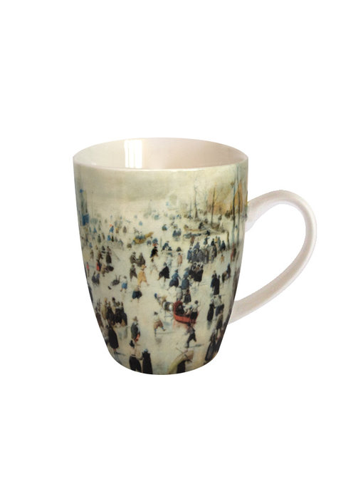 Tasse,  Avercamp, paysage d'hiver