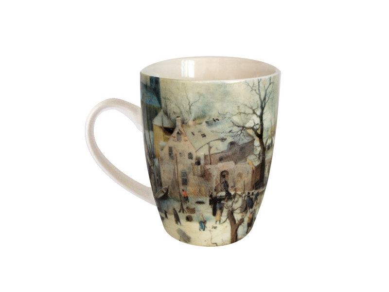 Taza, Avercamp, paisaje invernal