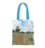 Bolsa de algodón Luxe, Monet, campo con amapolas