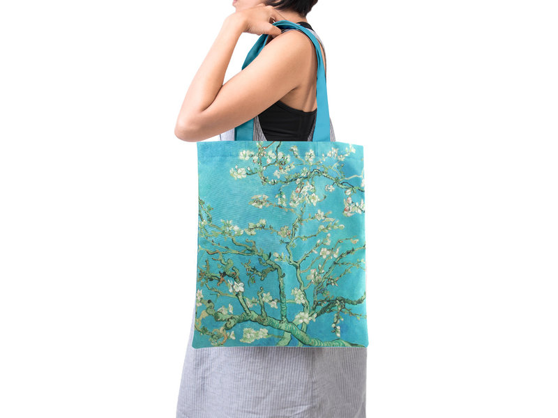 CottCotton Tote Bag Luxe, Van Gogh, Almond Blossom