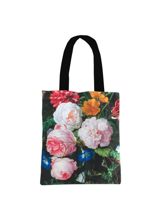 Bolsa de algodón Luxe, De Heem, bodegón de flores