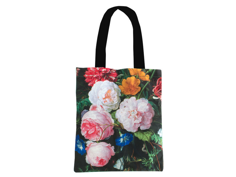 Cotton Tote Bag Luxe, De Heem, Flower still life