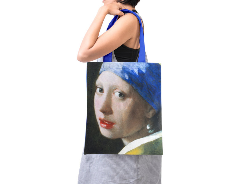 CottCotton Tote Bag Luxe, Vermeer, Girl with the pearl