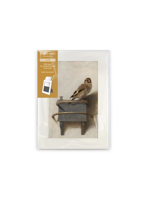Matted prints, S, 18 x 13 cm, Goldfinch, Carel Fabritius