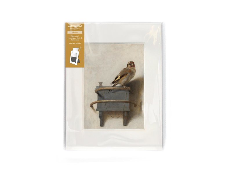 Passe-partout M,  40x18cm, El jilguero, Carel Fabritius