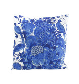 Cushion cover, 45x45 cm, Delft Blue birds, Rijksmuseum